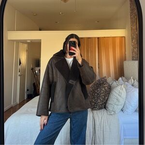 Chocolate Brown Teddy Jacket